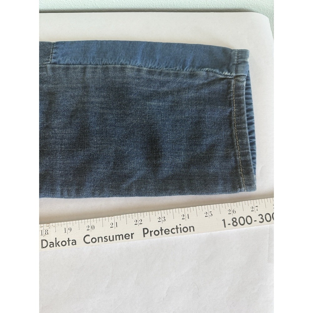 Anthropologie Pilcro The Izzie Relaxed Pull On Barrel Leg patchwork jeans XS - Picture 7 of 8